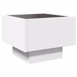 vidaXL Side Table with LED Hallway Tea End Table Sofa Table Engineered Wood - white, 40 x 40 x 30 cm - Additional view 7