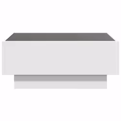 vidaXL Side Table with LED Hallway Tea End Table Sofa Table Engineered Wood - white, 70 x 50 x 30 cm - Additional view 5