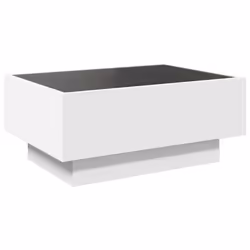 vidaXL Side Table with LED Hallway Tea End Table Sofa Table Engineered Wood - white, 70 x 50 x 30 cm - Additional view 7