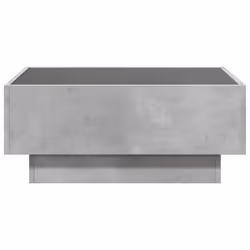vidaXL Side Table with LED Hallway Tea End Table Sofa Table Engineered Wood - concrete grey, 70 x 50 x 30 cm - Additional view 5