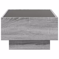 vidaXL Side Table with LED Hallway Tea End Table Sofa Table Engineered Wood - grey sonoma, 70 x 50 x 30 cm - Additional view 6