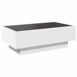 vidaXL Side Table with LED Hallway Tea End Table Sofa Table Engineered Wood - white, 90 x 50 x 30 cm - Additional view 7
