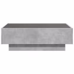 vidaXL Side Table with LED Hallway Tea End Table Sofa Table Engineered Wood - concrete grey, 90 x 50 x 30 cm - Additional view 5