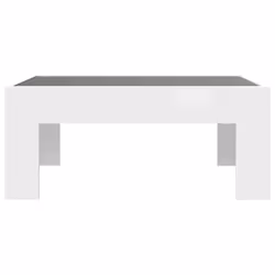 vidaXL Coffee Table with Infinity LED Hall Tea End Table Side Table Sonoma Oak - white, 70 x 50 x 30 cm - Additional view 5
