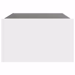vidaXL Coffee Table with Infinity LED Hall Tea End Table Side Table Sonoma Oak - white, 70 x 50 x 30 cm - Additional view 6