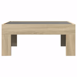 vidaXL Coffee Table with Infinity LED Hall Tea End Table Side Table Sonoma Oak - sonoma oak, 70 x 50 x 30 cm - Additional view 5