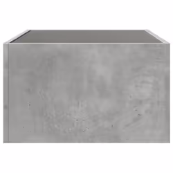 vidaXL Coffee Table with Infinity LED Hall Tea End Table Side Table Sonoma Oak - concrete grey, 70 x 50 x 30 cm - Additional view 6