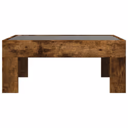 vidaXL Coffee Table with Infinity LED Hall Tea End Table Side Table Sonoma Oak - smoked oak, 70 x 50 x 30 cm - Additional view 5