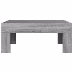 vidaXL Coffee Table with Infinity LED Hall Tea End Table Side Table Sonoma Oak - grey sonoma, 70 x 50 x 30 cm - Additional view 5