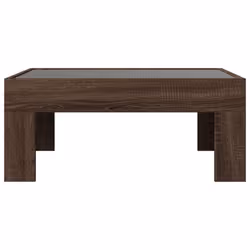 vidaXL Coffee Table with Infinity LED Hall Tea End Table Side Table Sonoma Oak - brown oak, 70 x 50 x 30 cm - Additional view 5