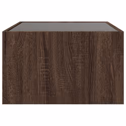 vidaXL Coffee Table with Infinity LED Hall Tea End Table Side Table Sonoma Oak - brown oak, 70 x 50 x 30 cm - Additional view 6