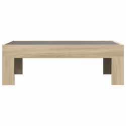 vidaXL Coffee Table with Infinity LED Hall Tea End Table Side Table Sonoma Oak - sonoma oak, 90 x 50 x 30 cm - Additional view 5