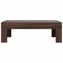 vidaXL Coffee Table with Infinity LED Hall Tea End Table Side Table Sonoma Oak - brown oak, 90 x 50 x 30 cm - Additional view 5