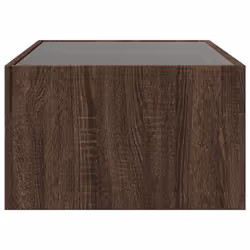 vidaXL Coffee Table with Infinity LED Hall Tea End Table Side Table Sonoma Oak - brown oak, 90 x 50 x 30 cm - Additional view 6
