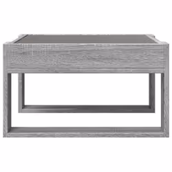 vidaXL Coffee Table with Infinity LED Hallway Tea End Table Side Table Black - grey sonoma, 50 x 53 x 30 cm - Additional view 5