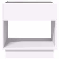 vidaXL Coffee Table with Infinity LED Hallway End Table Accent Side Table - white, 50 x 50 x 50 cm - Additional view 5