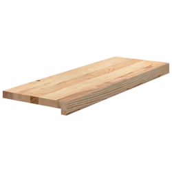 vidaXL Stair Treadss Step Mat Door Mat Tread Mat Untreated Solid Wood Oak - natural, 70 x 25 x 2 cm/ 8 pcs - Additional view 2