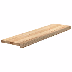vidaXL Stair Treadss Step Mat Door Mat Tread Mat Untreated Solid Wood Oak - 100 x 30 x 2 cm/ 20 pcs