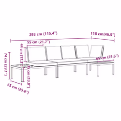 VidaXL 3283707 outdoor furniture set - Additional view 8