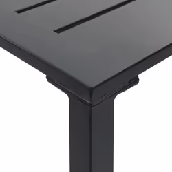 vidaXL Garden Bar Set Outdoor Bistro Set Bar Stool Black Powder-coated Steel - 200 x 99 x 110 cm/ 11 piece - Additional view 10