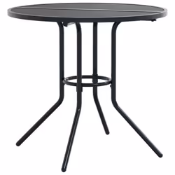 vidaXL Stackable Garden Chair Set Patio Chair Anthracite Powder-coated Steel - 80 x 72.5 cm/ 5 piece