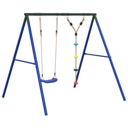 vidaXL Outdoor Swing Set with Swing and Disc Swing Play Swing Kids Swing Set