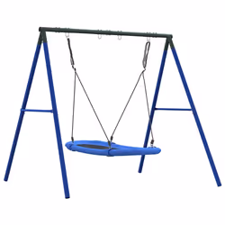 vidaXL Outdoor Swing Set with Nest Swing Garden Play Swing Seat Kids Swing Set - Additional view 4
