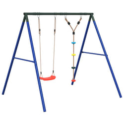 vidaXL Outdoor Swing Set with Swing and Disc Swing Play Swing Kids Swing Set
