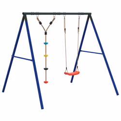 vidaXL Outdoor Swing Set with Swing and Disc Swing Play Swing Kids Swing Set - Additional view 4