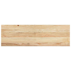 vidaXL Stair Treadss Step Mat Door Mat Tread Mat Untreated Solid Wood Oak - natural, 80 x 30 x 2 cm/ 2 pcs