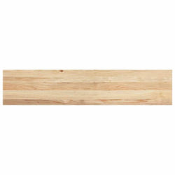vidaXL Stair Treadss Step Mat Door Mat Tread Mat Untreated Solid Wood Oak - natural, 120 x 30 x 2 cm/ 2 pcs
