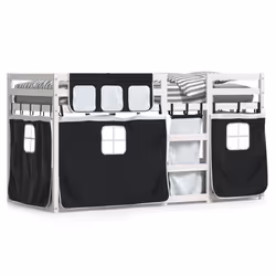 VidaXL 3283901, Wood, Black, 855 mm, 2055 mm, 1120 mm, 1 pc(s)