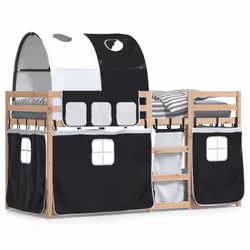VidaXL 3284018, Wood, Black, 955 mm, 2055 mm, 1120 mm, 1 pc(s)