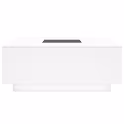 vidaXL Coffee Table with LED Hallway End Table Side Table Engineered Wood - white, 100 x 100 x 40 cm - Additional view 6