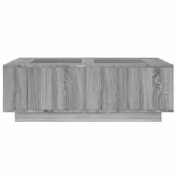 vidaXL Coffee Table with LED Hallway End Table Side Table Engineered Wood - grey sonoma, 116 x 69 x 40 cm - Additional view 5