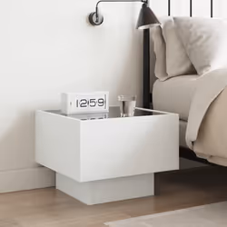 VidaXL 3284063 nightstand/bedside table White - Additional view 4