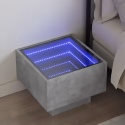 VidaXL 3284066 nightstand/bedside table Concrete colour - Additional view 2