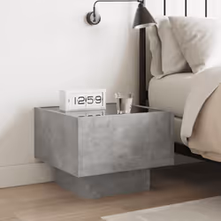 VidaXL 3284066 nightstand/bedside table Concrete colour - Additional view 4