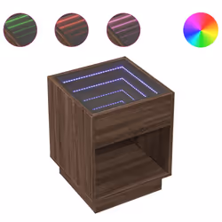 VidaXL 3284083, Oak, Glass, Wood, 40 kg, 400 mm, 400 mm, 500 mm