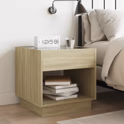 VidaXL 3284086 nightstand/bedside table Oak - Additional view 4