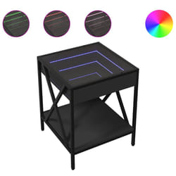 VidaXL 3284096 nightstand/bedside table Black