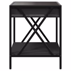 VidaXL 3284096 nightstand/bedside table Black - Additional view 7
