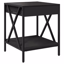 VidaXL 3284096 nightstand/bedside table Black - Additional view 8