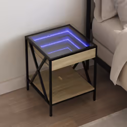 VidaXL 3284097 nightstand/bedside table Oak