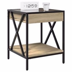 VidaXL 3284097 nightstand/bedside table Oak - Additional view 5