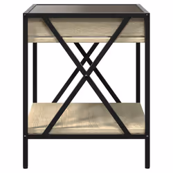 VidaXL 3284097 nightstand/bedside table Oak - Additional view 7