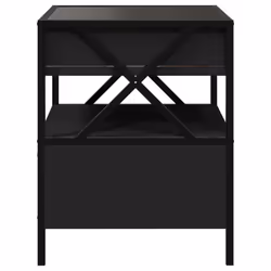 VidaXL 3284101 nightstand/bedside table Black - Additional view 7