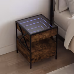 VidaXL 3284103 nightstand/bedside table Oak - Additional view 2