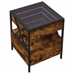 VidaXL 3284103 nightstand/bedside table Oak - Additional view 3