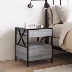 VidaXL 3284104 nightstand/bedside table Oak - Additional view 4